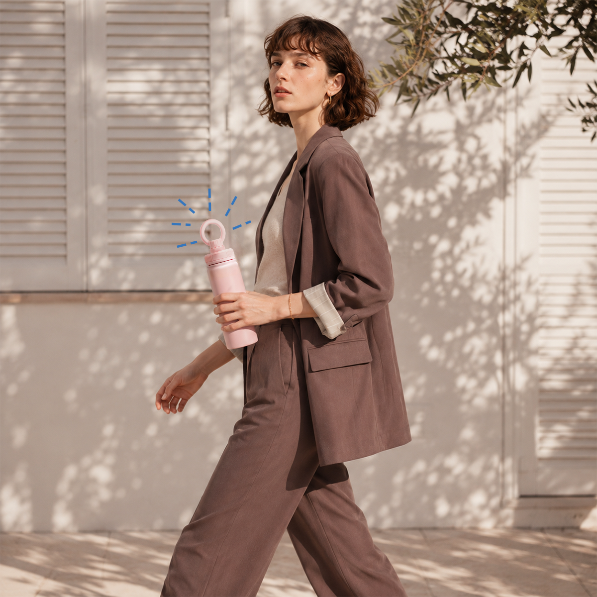 18oz Insulated Water Bottle for Travel and Daily Use