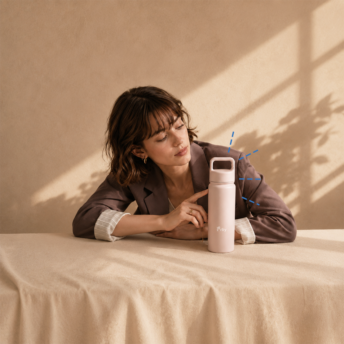 18oz Insulated Water Bottle for Travel and Outdoor Use