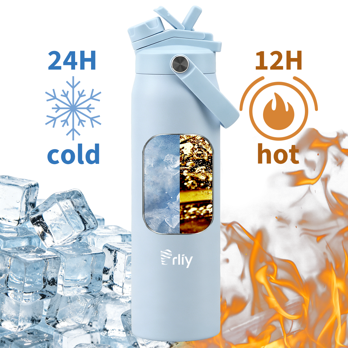 32oz Double Wall Vacuum Insulated Water Bottle